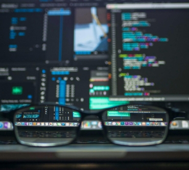 data codes through eyeglasses